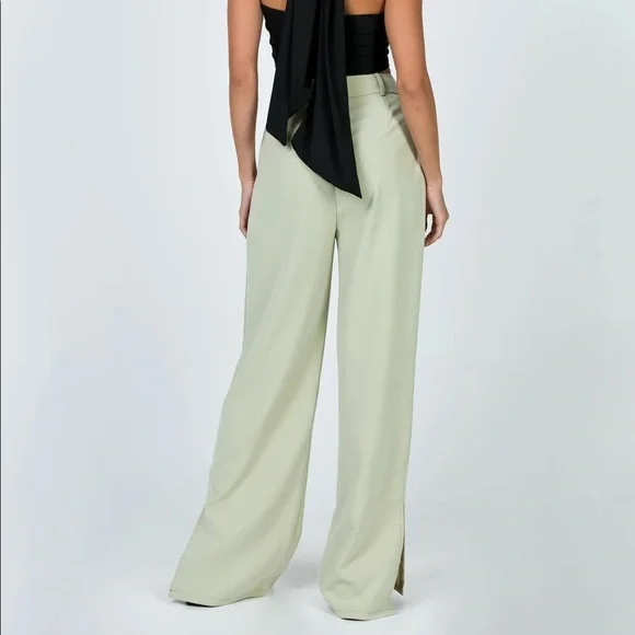 ๐ Princess Polly Astrid Pants in Sage - Picture 7 of 16